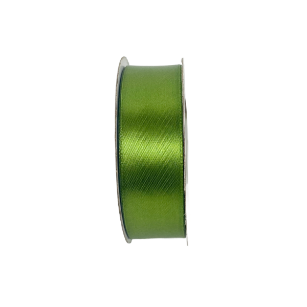 Panglica de satin 25mm/22.86m verde muschi inchis