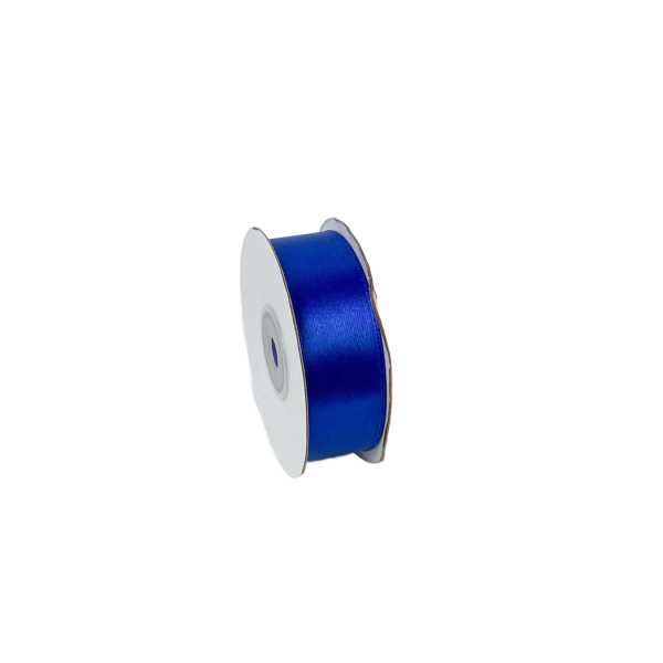 Panglica de satin 25mm/22.86m albastru inchis (regal)