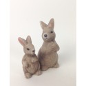 Iepuras maro de ceramica