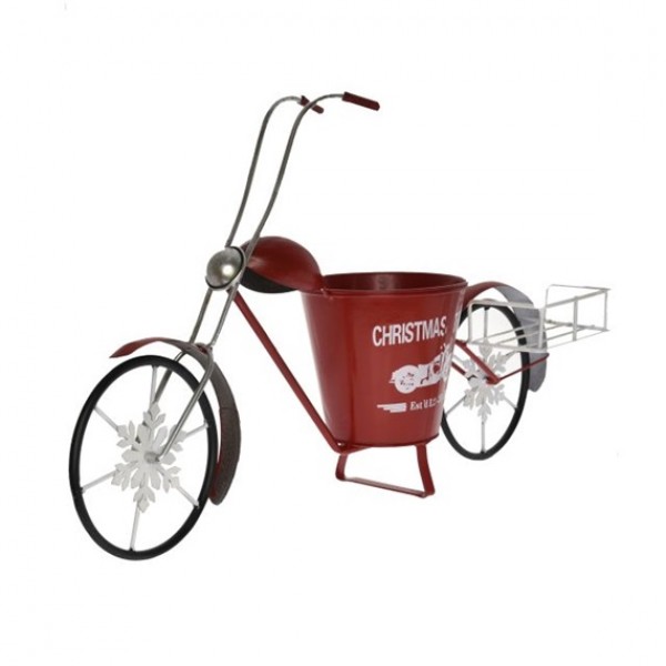 Suportpentru flori motocicleta roșie 63/35cm