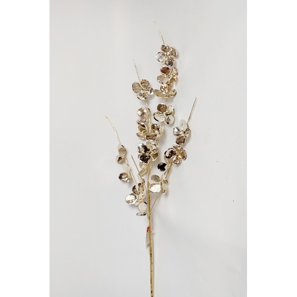 Flori aurii pe crenguță 50cm