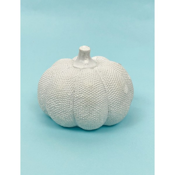 Dovleac alb sidefat rotund 9/7cm